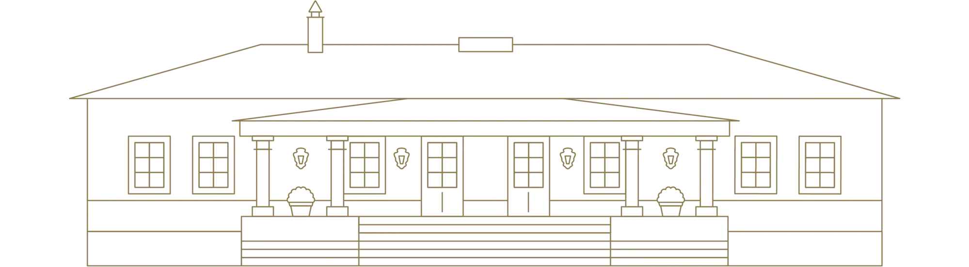 Azinhal facade outline artwork